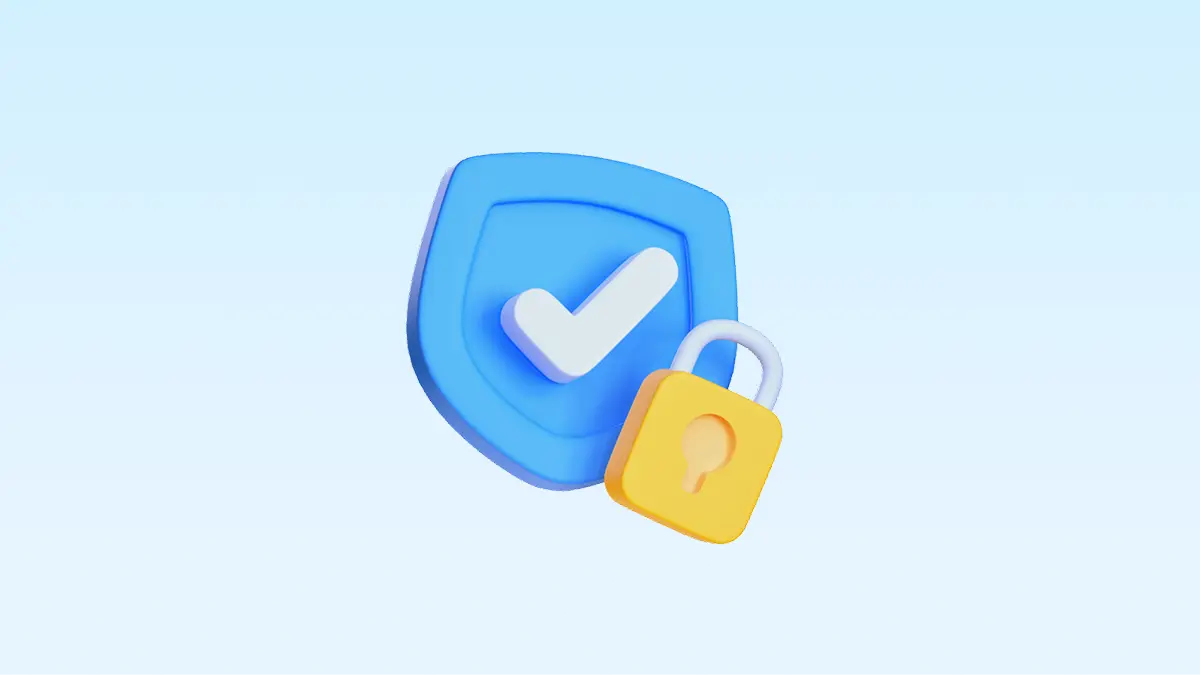 Shield and lock illustration representing locally stored translation history.