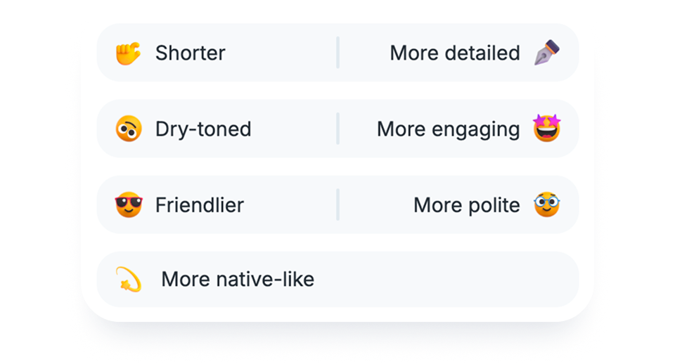 Effortlessly fine-tune your writing